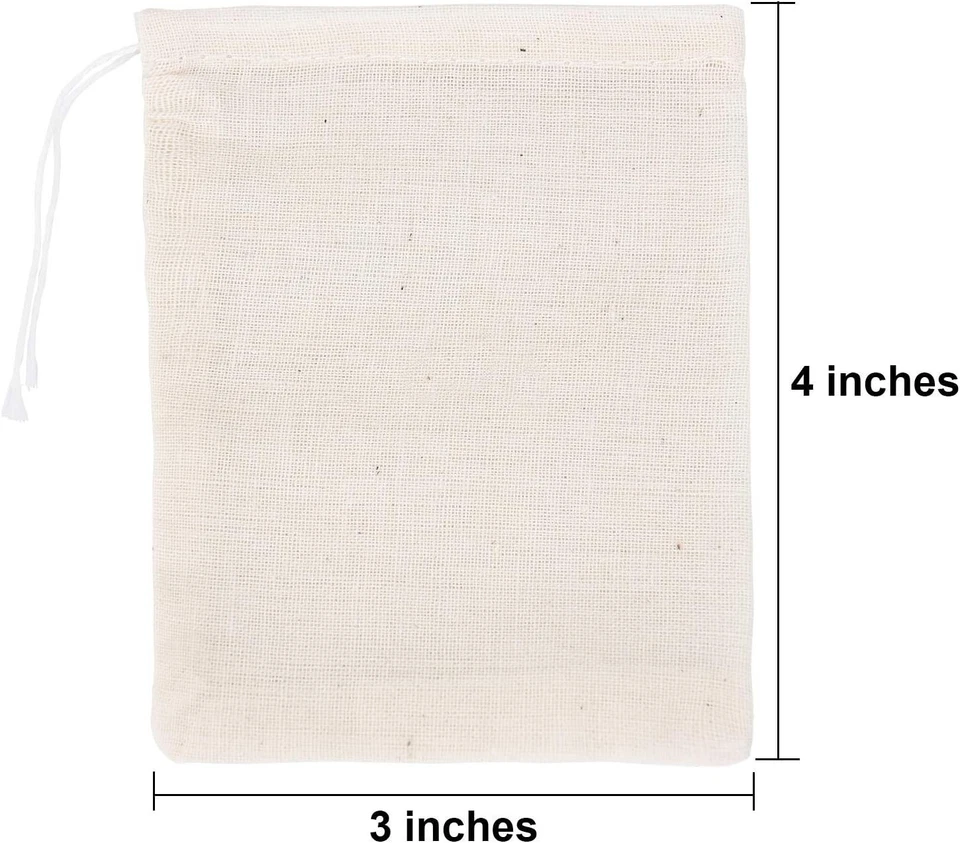 Versatile Reusable Cotton Drawstring Bags (400-pack) for Gifts & Crafts - Image 4 of 4