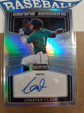 2022 Prizm Draft Picks Jonatan Clase Silver Prizm Signing Sessions RC #SS-CE 
