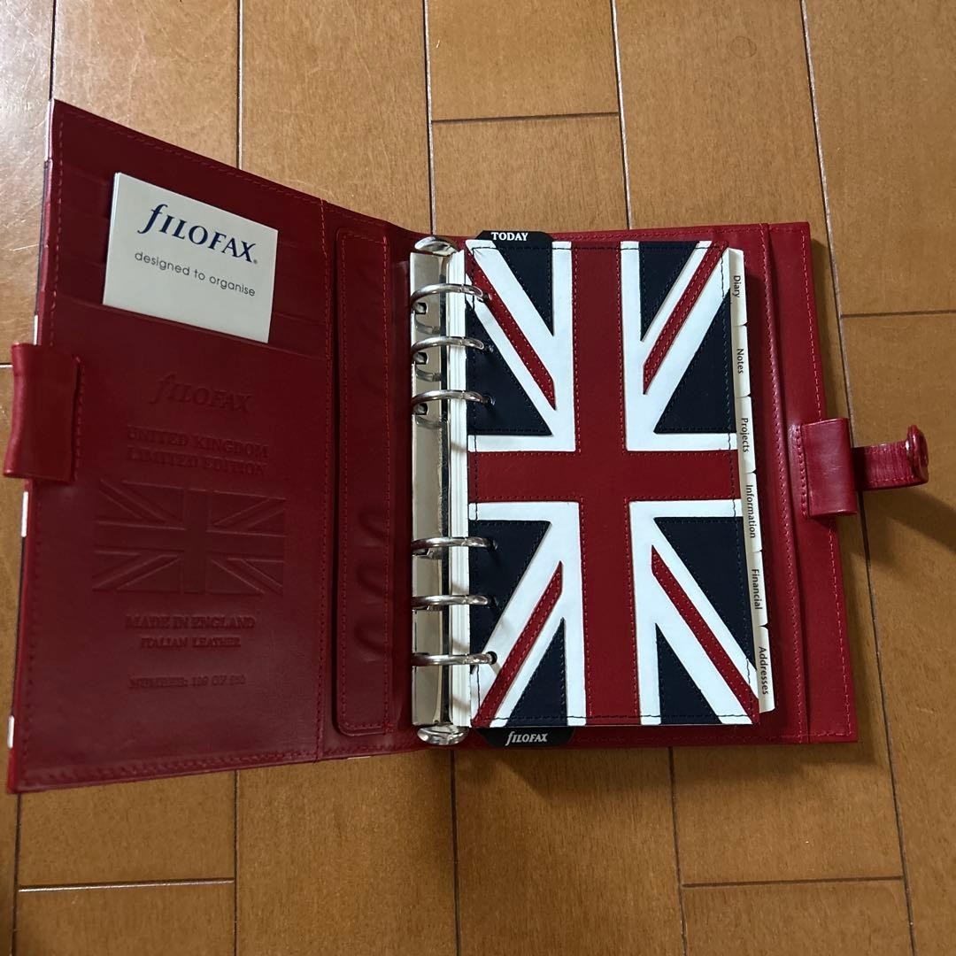 FILOFAX Personal Planner Union Jack Limited 250 