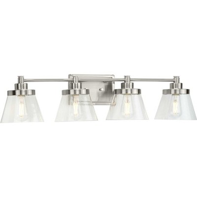 Progress Lighting P300351 Hinton 4 Light 34''W Bathroom Vanity - Nickel