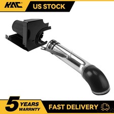 4 Black Cold Air Intake Kit W Heat Shield For 01-06 Silverado 2500 Hd