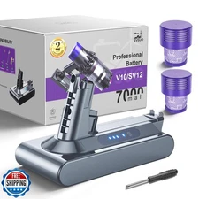 EVSUO High Capacity 7000mAh V10 Replacement Battery for Dyson V10 Animal/Abso