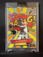 2025 Wild Card Comix BANG YELLOW/ORANGE Disco Refractor /20 Eli Manning
