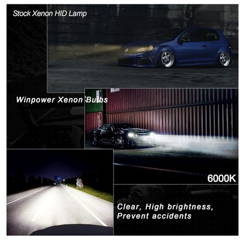WinPower D1S Xenon HID Headlight Bulb, 6000K Cool White 35W Metal Stents/ New - Picture 4 of 7
