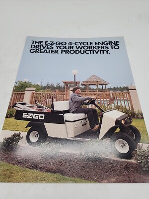 E-Z-GO 1991 Sales Brochure. 
