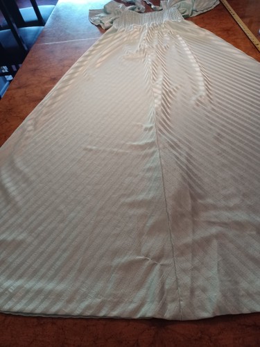 True Vintage 1970s Original Light Green Maxi Dress Sundress Prom 11 MCM Retro - Picture 14 of 21