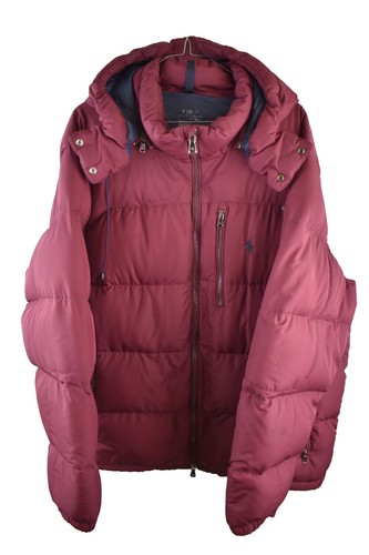 RALPH LAUREN Polo Performance Red Padded Jacket size 2XL Mens Down Puffer Hooded
