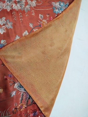 Fantastic vintage Chinese silk embroidery panel needlework embroidered - Picture 14 of 20