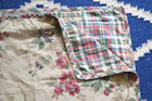 1 Ralph Lauren Chaps Wainscott Floral Rose/Plaid Pillow Sham 100% Cotton King
