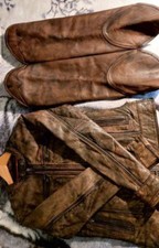 Motorcycle Jacket And Half Chaps