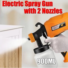 High Pressure Cordless Paint Sprayer Electric Airless HVLP Spray Gun 2 Battery