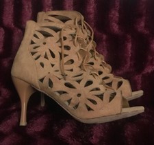 GFranco DS113  Women's Dance Shoes - Leather - Tan - 3  Heel - Size 7.5 - NEW