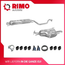 Opel Zafira A 1.6 1.8 2.2 16V (1999-2005) Auspuffanlage Mittel+Endschalldämpfer