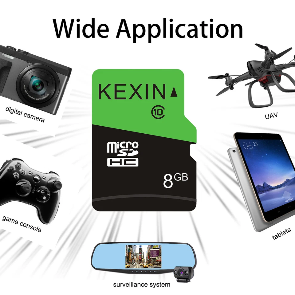 8GB Micro SD Card 30 Pack microSDHC C10 U1 Memory Card with SD Adapter - Image 4 of 4