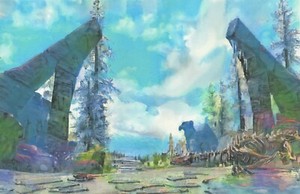 Print Skyrim Elder Scrolls Video Game Landscape Rpg Dragon Painting Wall Art Ebay