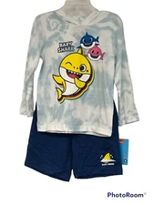PinkFong Baby Shark Hooded Tee (Unisex 3T ) NWT