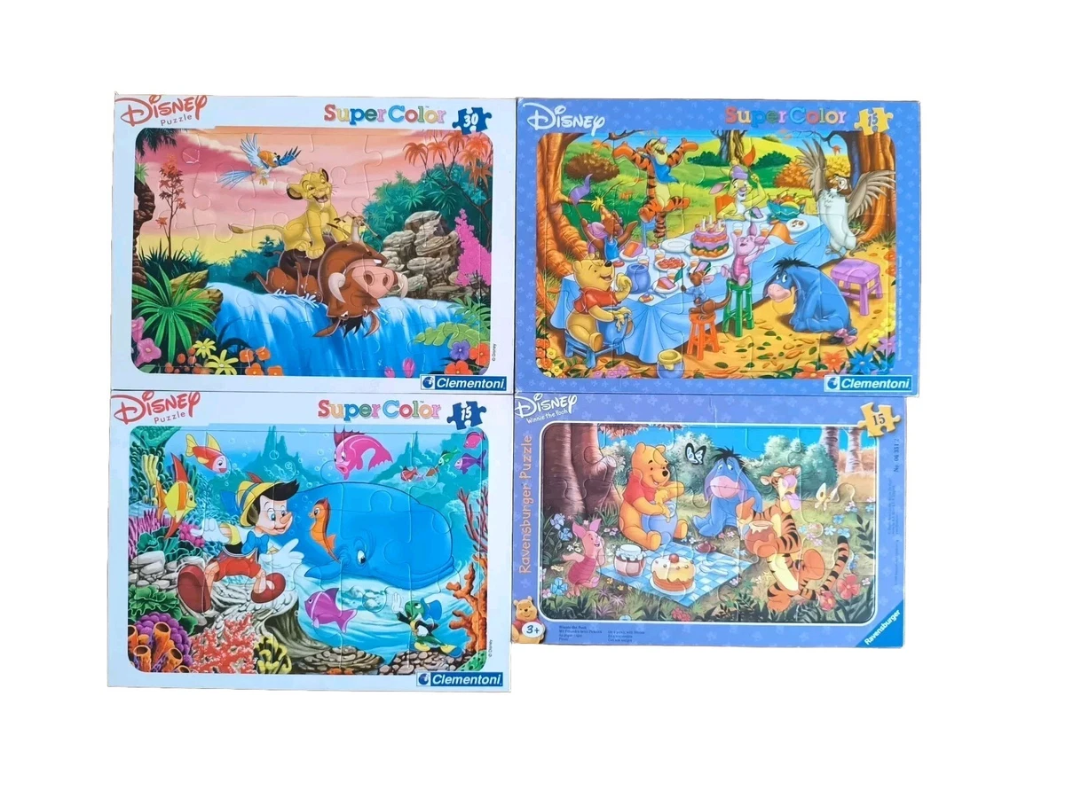 Ravensburger Puzzle 4x100 Pezzi Disney Principesse - Giochi Per Bambini Dai 6 Anni, Scatola Regalo 37x27 Cm
