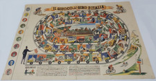 Il Giuoco del Giro d'Italia Gioco dell’Oca di Percorso Anno 1950 (Raro)