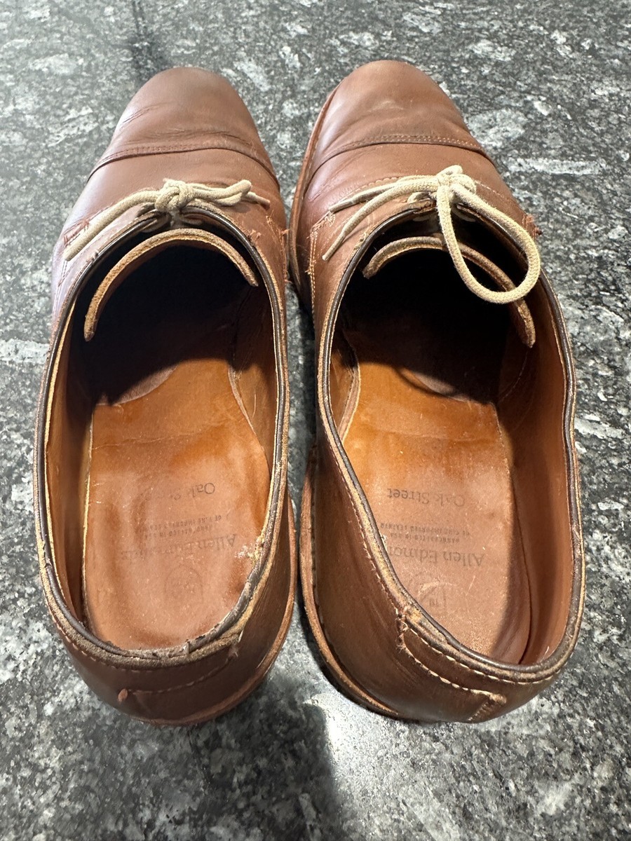 Allen Edmonds Oak Street 4302 Cap Toe Oxfords Made USA Dainite Sole Size 9.5 E Allen Edmonds Fifth Avenue Cap-Toe Oxford Dress Shoe with  main image 4