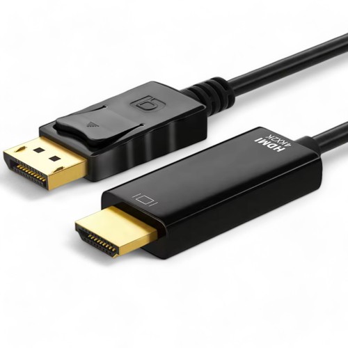 DisplayPort zu HDMI Adapterkabel (1,8 m) – 4K@60Hz – vergoldete Kontakte – inkl. - Bild 6 von 6