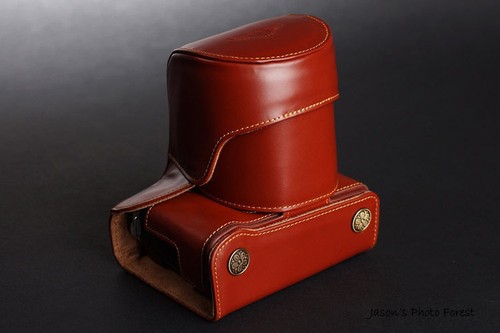 Funda Bolso Completo de Cuero Real Genuino para FUJIFILM X-A1 X-A2 X-M1 - Imagen 5 de 10
