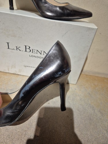 LK Bennett Shoes Solaire Pewter Size 38 UK 5 - Photo 4/15