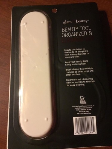Glam And Beauty /Beauty Tool Organizer And Cleaning Set-Pink - Picture 2 of 2