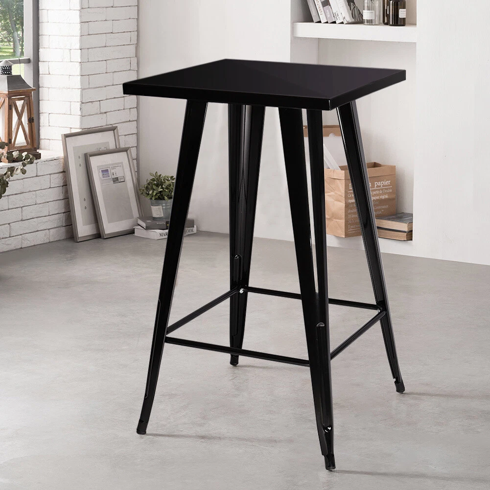 105cm Bar Table Kitchen Table Pub Dining Cafe Tall High Breakfast