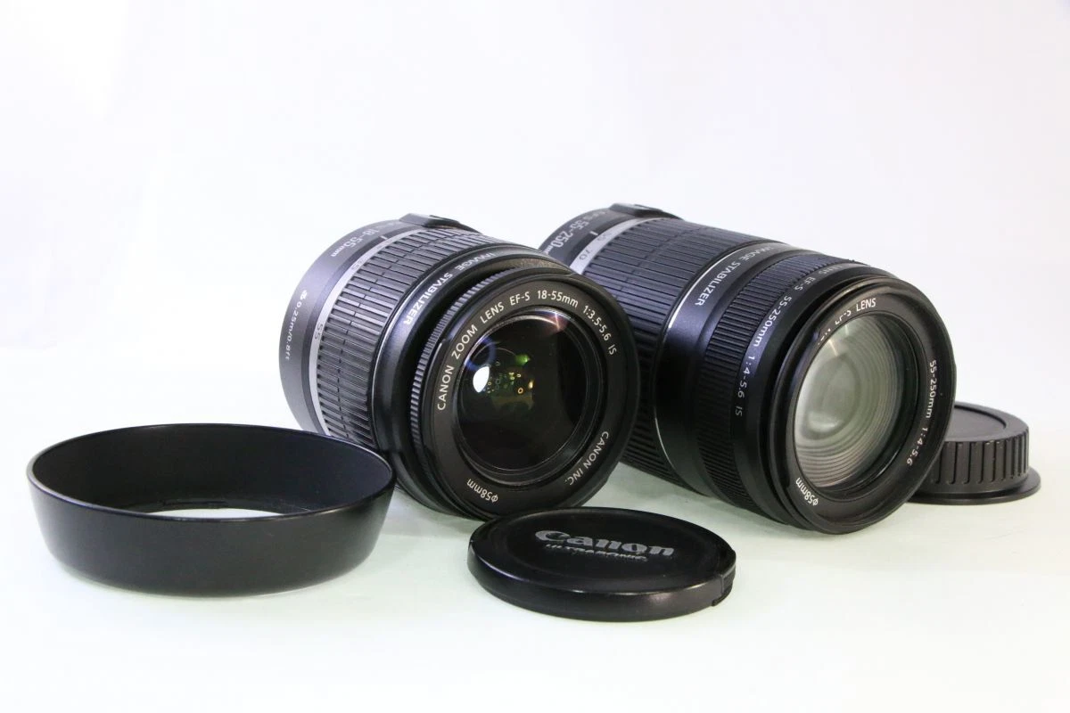Canon Canon EF-S 18-55mm F3.5-5.6 IS 55-250mm F4-5.6 ISAN 915