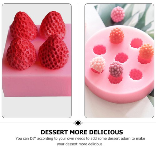 4 Pcs Obstkuchenform Fondantformen Zum Dekorieren Von Aus Silikon - Bild 5 von 12