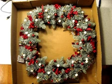 Bloomingdale's Excl. Salzburg Creations 18"D Sparkling Traditions Wall Wreath