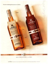 2021 Basil Hayden's Kentucky Straight Bourbon & Dark Rye Print Ad