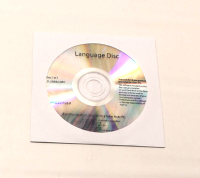 LD.USE64.OFC Acer Windows 7 English Language Disc 64-bit Office 2010