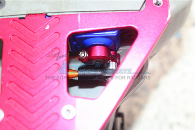 Traxxas-Slash -ALUMINUM ADJUSTABLE 25T SERVO HORN - 5PC SET - RED | eBay