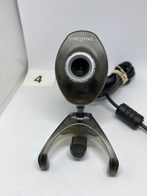 Creative Labs N10225 USB Corded Webcam PD1130 Clip (Older
