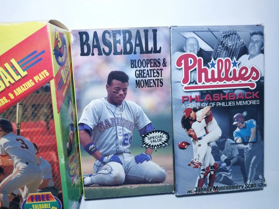 Lot Of 12 Baseball Vhs Tapes Field Of Dreams, Hardball, Mr Baseball,,, Foto 4 de 4