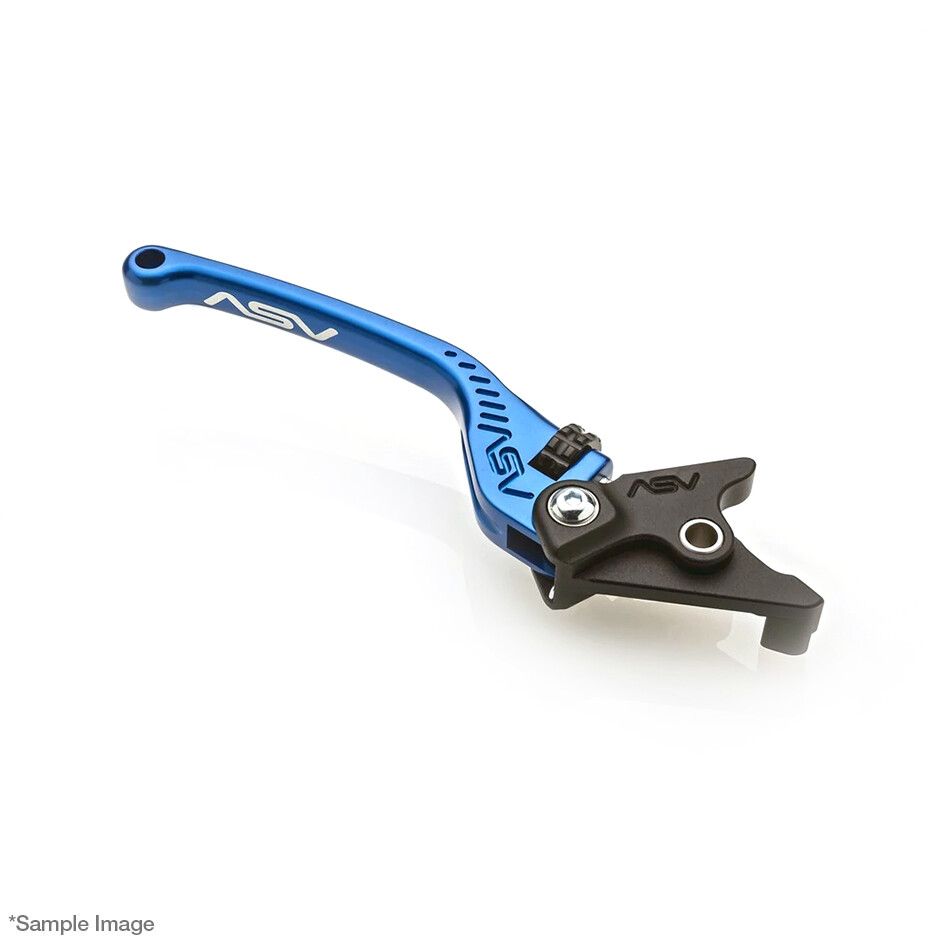 ASV Inventions F3 Series Brake & Clutch Lever Kit – Blue Forged Aluminum, Fits 2021-2023 Yamaha MT-09 / SP