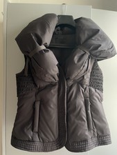 Elie Tahari Brown Puffer Vest 2 Pockets, Size Xs