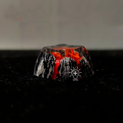 2025 Volcano Fujiyama Keycap OEM R4 SA R3 Resin Key Cap for Cherry MX Keyboard