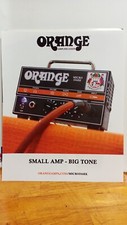 ORANGE GUITAR AMPLIFIERS MICRO DARK AMP   PRINT AD.   11 X 8.5  p3