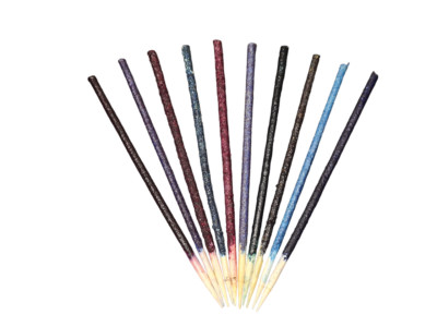 ABVERKAUF Garnelen Lolli Mix Lutscher Lolly Magic Blue Purple Dust 12/20 cm