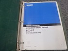 Mitsubishi 6D34T Diesel Engine for Kobelco Equipment Shop Service Repair Manual