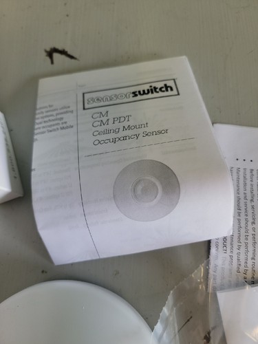 Sensor Switch Occupancy Sensor Ceiling Mount White CM PDT 9 *184cgx - Picture 5 of 6