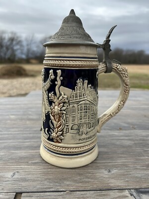 Antique 1920s Wekara 5525 Munchen Frauenturme Hofbrauhaus Lidded