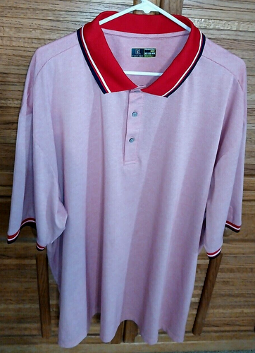 PGA Tour Motionflux 360 Herren 3XLT Golf Poloshirt rot