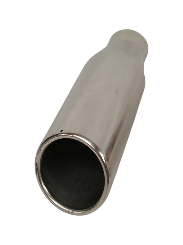 NUEVA PUNTA DE ESCAPE SILVERLINE TK3512SR, ACERO INOXIDABLE 304, PUNTA DE CORTE ANGULAR ENROLLADA Foto 3 de 4