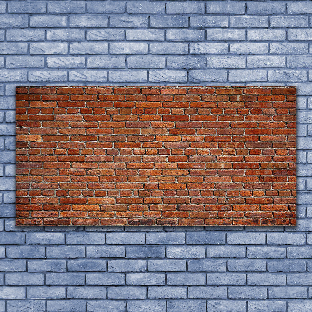Image tableau impression 140x70 art briques deco murale moderne