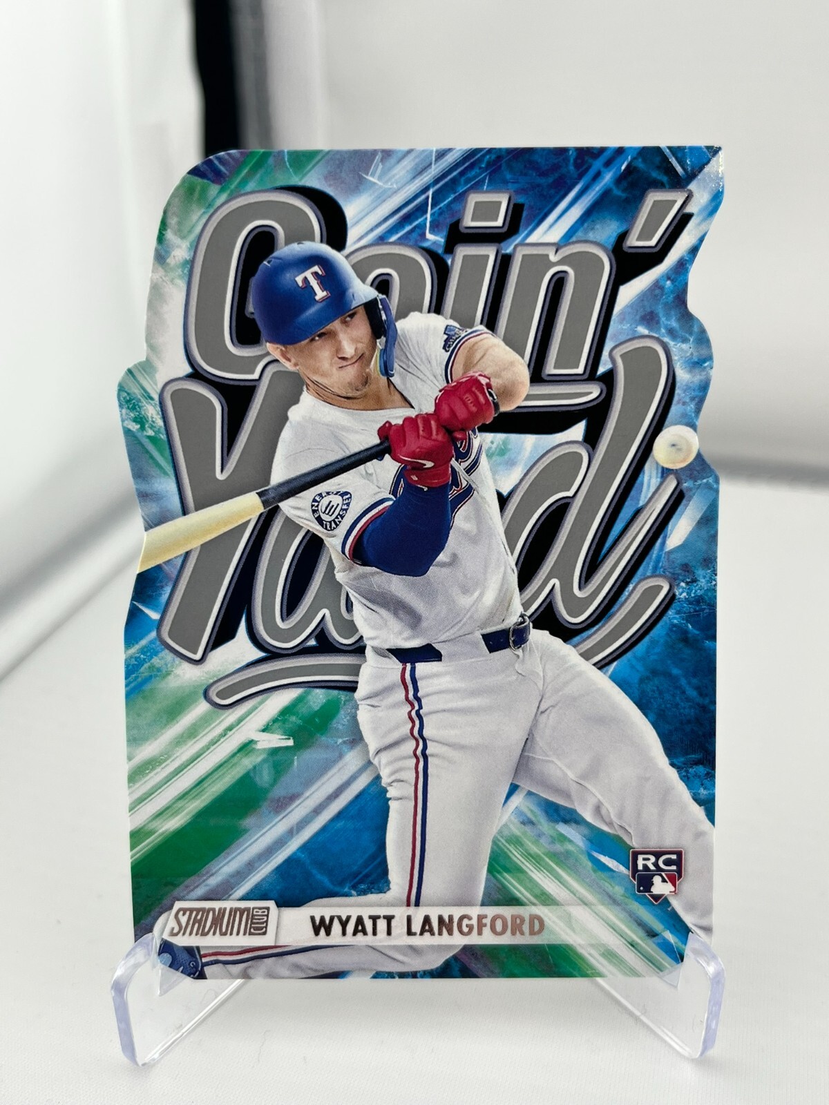 2024 Topps Stadium Club Wyatt Langford #GY-4 Goin' Yard Diecut Rookie (RC)