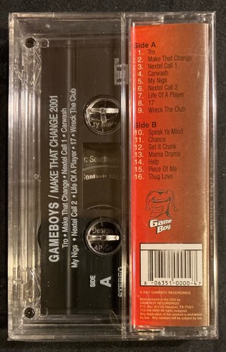 SEALED --- Gameboyz - MTC 2001 --- GANGSTA/G-FUNK/RAP Texas - Picture 2 of 3