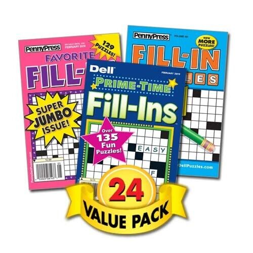 Penny Press/Dell Fill-In Pack 24 (Paperback)